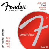 Fender 8060 Phosphor Bronze Long Scale .45-.100 Akustik Bas Gitar Teli - 1