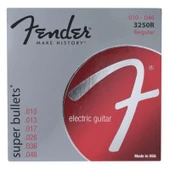 Fender Super Bullet Strings Nickel Plated Steel Bullet End 3250R .010-.046 Elektro Gitar Teli thumbnail 1