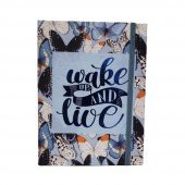 Uyan Ve Yaşa Tasarımlı Lastikli Defter - 1