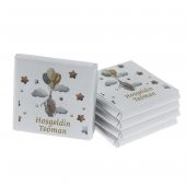 72 Adet Madlen Çikolata İsim Etiketli Balonlu Fil - 5