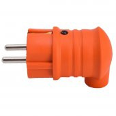 Bylion Monofaze Kauçuk Erkek Eğik Fiş Turuncu - 1