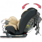 Kanz Hummer 0-36 kg 360 ° Dönebilen İsofix'li Oto Koltuğu Bej - 5