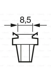 Ampul 24v 1,2 W - B8,5d - 1