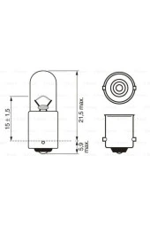 Ampul 12v T4w Ba9s Pure Light - Bos-1987301023 - 3