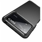 Xiaomi Poco X4 Pro 5G Kılıf Negro Karbon Desen Silikon + Temperli Kırılmaz Cam - 2