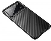 Xiaomi Poco X4 Pro 5G Kılıf Negro Karbon Desen Silikon + Temperli Kırılmaz Cam - 4