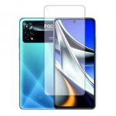 Xiaomi Poco X4 Pro 5G Kılıf Negro Karbon Desen Silikon + Temperli Kırılmaz Cam - 5