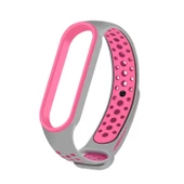 Xiaomi Mi Band 6 KRD-02 Suya Dayanıklı Delikli Renkli Silikon Kordon - 12