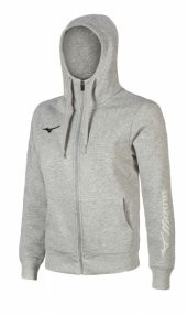 Sweat Hoodie Erkek Fermuarlı Sweatshirt Gri - 1