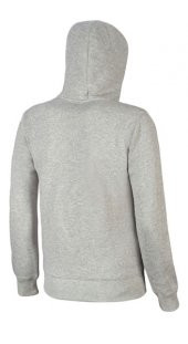 Sweat Hoodie Erkek Fermuarlı Sweatshirt Gri - 2