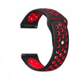 Amazfit GTR 47mm KRD-02 Suya Dayanıklı Delikli Renkli Silikon Kordon - 7