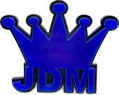 Balp Jdm Kral Tacı Panjur Arması Mavi Siyah - 2