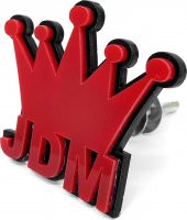 Balp Jdm Kral Tacı Panjur Arması Kırmızı Siyah - 1