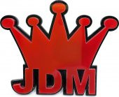 Balp Jdm Kral Tacı Panjur Arması Kırmızı Siyah - 2