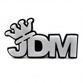 Balp Jdm Kral Tacı Köşe Panjur Arması Beyaz Siyah - 1