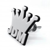 Balp Jdm Kral Tacı Panjur Arması Beyaz Siyah - 1