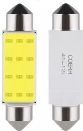 Balp Sofit LED Aydınlatma Tavan Plaka Oto Iç Aydınlatma Beyaz 39 mm 5 Adet - 1