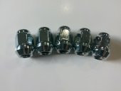 Somun 12-20 Unf Diş Ing.-Usa Tekerlek Somunu Aa=19 MM Boy=30 MM 5 Adet Krom Kaplı Somun - 1