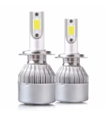 C6 Led Zenon H11 Led Xenon 36w 7600lm 6500k Far Ampülü Led Işık 2 ADET F-seri-GRİ - 4