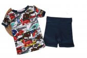 Arabalı Organik Pijama Takımı - 1