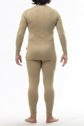 Termal Içlik -20 Derece Alt-üst Takım Ünisex Haki Renk - 2