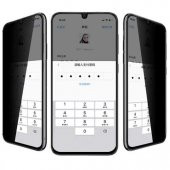 Oppo A55 5G Privacy 5D Hayalet Cam Tam Ekran Koruyucu - 2