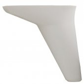 Lüks Mobilya Kanepe Sehpa Puf Koltuk Ayağı 12 cm Beyaz Baza Ayak - 3