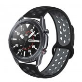 Xiaomi Mi Watch Color KRD-02 Suya Dayanıklı Delikli Renkli Silikon Kordon - 1