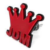 Jdm Kral Tacı Panjur Arması Kırmızı Siyah - 1