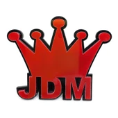 Jdm Kral Tacı Panjur Arması Kırmızı Siyah - 2