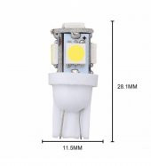 Kırmızı Renk 2 Adet T10 Led Ampül Park Ampulü Gündüz Farı T10 Plaka Bagaj İç Aydınlatma seri111 - 3