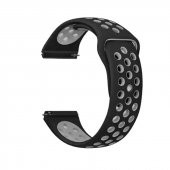 Huawei GT2 46mm KRD-02 Suya Dayanıklı Delikli Renkli Silikon Kordon - 8