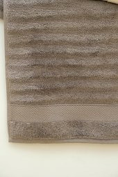 6lı 40x60 Renkli Pirinç Desen Bordürlü Havlu Seti - 3