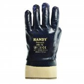 Handy HN-72 Nitril Kaplı Petrolcü İş Eldiveni İnşaat Eldiven XL - 2
