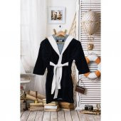 Genetti Home 100 Microcotton Çocuk Bornoz - 1