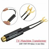 UHF VHF FM 75-300 Ohm TV Anten Adaptörü - 2