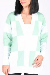 Kadın Düğmeli Hırka Ekru - 4