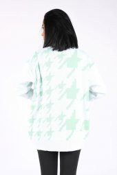 Kadın Düğmeli Hırka Ekru - 3