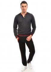 Erkek Cepli Eşofman Altı Siyah - 1