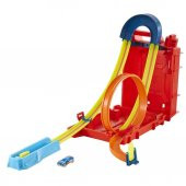 Hot Wheels Track Builder Benzin Bidonu Akrobasi Seti, Akrobasi ve Yarış Maceraları Için Pist Inşa Seti, Oyuncak Araba ve Pist Saklama Kutusu, Diğer Setlere Bağlanabilir, 6 Yaş ve Üzeri HDX78 - 1