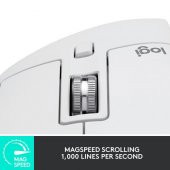 Logitech Mx Master 3S Kablosuz Mouse - Beyaz - 5