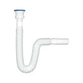 Özbest Lüx Çift Körüklü Uzun Lavabo Sifon - 1