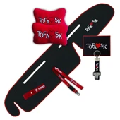 Tofaş Şahin Doğan Kartal Yüksek Torpido Koruma Halısı / Tofaş Kırmızı Polar Yastık Oto Aksesuar thumbnail 1