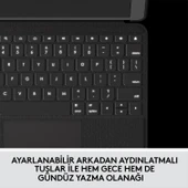 Logitech Slim Folio Touch iPad Air 10.9 4&5. Nesil Klavyeli Kılıf thumbnail 7