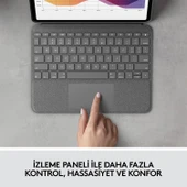 Logitech Slim Folio Touch iPad Air 10.9 4&5. Nesil Klavyeli Kılıf thumbnail 2