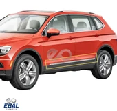 VW Tiguan Krom Yan Kapı Çıtası 4 Prç 2016 Üzeri (7 KOLTUKLU) - 3