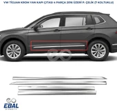 VW Tiguan Krom Yan Kapı Çıtası 4 Prç 2016 Üzeri (7 KOLTUKLU) - 1