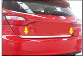 Ford Fiesta krom bagaj alt çıtası 2018 ve üzeri  P.Çelik thumbnail 1