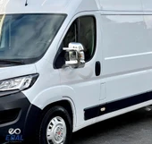 Peugeot Boxer ABS Krom Kaplama Ayna Kapağı 2 prç. 2006 üzeri P.Çelik - 4