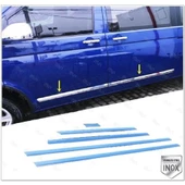 VW T5 Transporter Krom Yan Kapı Çıtası 5 prç 2003-2015 KISA ŞASE - 1